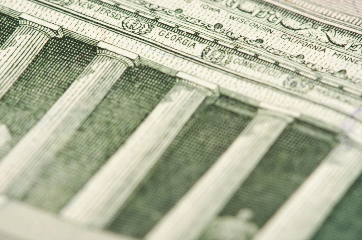 Crypto Wealth Freedom - Five Dollar Bill As Symbol For Personal Wealth